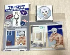 ブルーロック 旅行 フレームアクスタ SNS風アクキー グリッター缶バッジ 凪