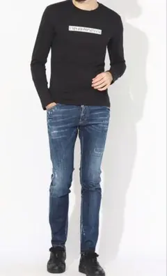 Emporio Armani ブラック 長袖シャツ