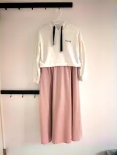 パーカー ドッキングワンピース マタニティ