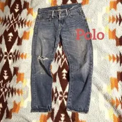 Polo Ralph Lauren デニムパンツ ダメージ加工　　25インチのサムネイル