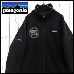 パタゴニア★ベターセーター M相当 刺繍ロゴ カレッジロゴ ハーバード