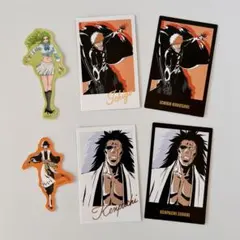 BLEACH ぱしゃこれ　ステッカー　6枚　黒崎一護　剣八　砕蜂　キャンディス