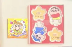 クレヨンしんちゃん　しんのすけ　アクリルスタンド　ひまわり　チョコビシール