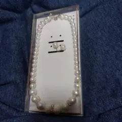 パールネックレス、イヤリングセット　入学　卒業　結婚式　フォーマル