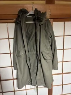HARE オリーブグリーン モッズコート