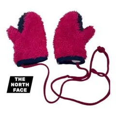 THE NORTH FACE フリース手袋 ピンク　記名あり