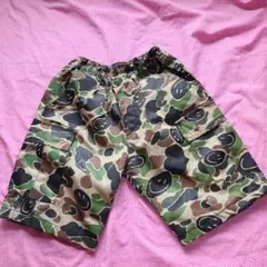 ムチャチャM迷彩色カモフラージュ スマイリーフェイス ハーフパンツ新品未使用水着