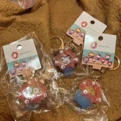 ミャクミャク　なりきりアクリルキーホルダー 3個セット　ハンギョドン他