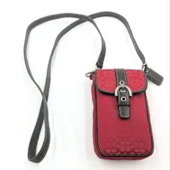 COACH/コーチ ミニショルダーバッグ マルチケース シグネチャー