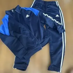 adidas ネイビージャージ上下140 美品⭐︎