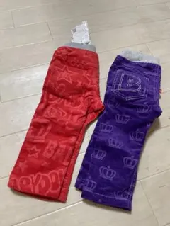 ベビードール　赤　紫　ズボン　パンツ