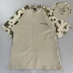 【00sグランジ】BAD BOY タイダイ切替 ラグランTシャツ アップリケ Lのサムネイル