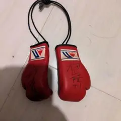 ミニグローブ　直筆サイン入り