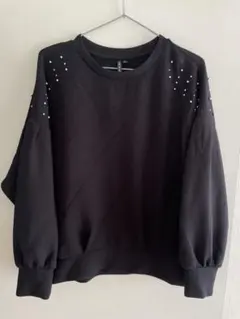 HK WORKS LONDON ビジュー付きトレーナー