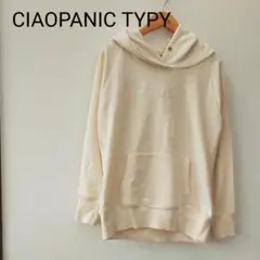 CIAOPANIC TYPY 刺繍ロゴ フーディ パーカー オフホワイト M相当のサムネイル