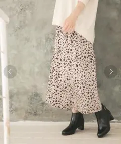 GLOBAL WORK レオパセミフレアスカート 新品♡