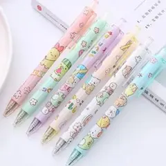 すみっコぐらしボールペン黒インク0.5 6本セット おまけ付き