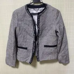 23区　レディース　ツイードノーカラージャケット