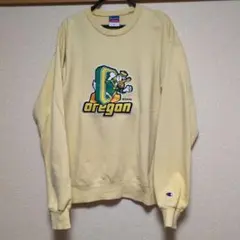 ディズニー ドナルドダック Champion Oregon トレーナー Mサイズ