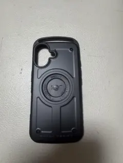 iPhone16用のおしゃれ耐衝撃スマホケース ブラック