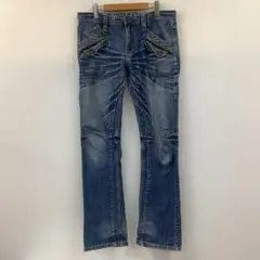 NICOLE ストレートデニム スリムフィット ボルドー - メルカリ