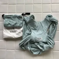 Konny 抱っこひも Sサイズ　ミントグリーン 収納袋付き