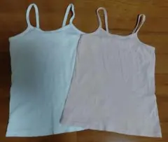 【新品未使用】GU キャミソール インナー 120サイズ 2枚セット