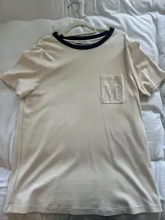 ⭐️ Max Mara マックスマーラ ロゴ刺繍 T 上質 PAPAIA ホワイト