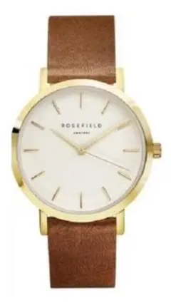 【正規品】ROSEFIELD ローズフィールド ブラウン x ゴールド 腕時計のサムネイル