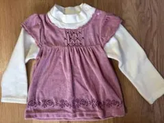 95cm ピンク ワンピース フリル袖