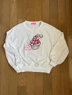 Roni 135㎝　カップケーキプリント トレーナー
