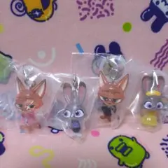 ズートピア2 めじるしアクセサリー ニックA B ジュディ　セミコンプリート