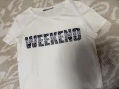 weekendmaxmara ロゴ刺繍tシャツのサムネイル