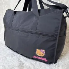 日焼けキティ ギャルキティ 折りたたみボストンバッグ ヒョウ柄 美品✨