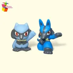 ポケモンキッズ（リオル、ルカリオ）指人形 フィギュア