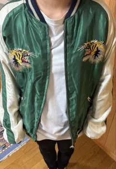 侍戦隊シンケンジャー シンケングリーン 谷千明 スカジャン プレバン