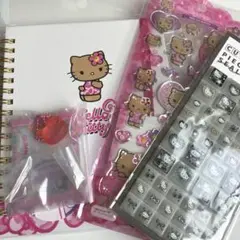 キティちゃんシール　シール帳　チャーム付き