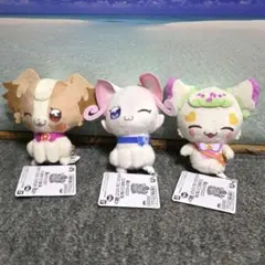映画キミとアイドルプリキュア♪ コロっとまんまるプリフェイスぬいぐるみ 3体