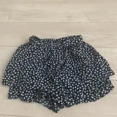 ユニクロ　花柄キュロット120 美品