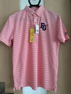 FILA ストライプポロシャツ Lサイズ ゴルフウェアのサムネイル