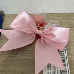 【新品未使用】ダロワイヨ　マカロン付きリボンチャーム　TAITO　ピンク