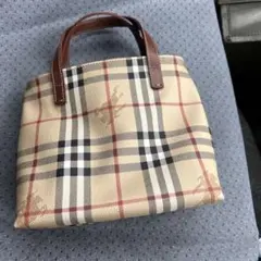 Burberry チェック柄 トートバッグ 小型