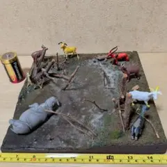 ジオラマベース　ジオラマ　 動物フィギュア　アニマルフィギュア　プロフ必読