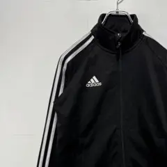 adidas アディダス ジャージ トラックジャケット 刺繍ロゴ 古着