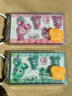 【GiGO限定】TWICELOVELYSうるちゅるシールmini ミナ　モモ