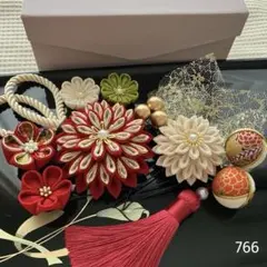 つまみ細工　髪飾り　成人式　七五三　卒業式　袴　結婚式　766 専用になります♪