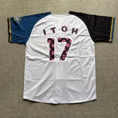 北海道日本ハムファイターズ ITOI 7番 糸井嘉男 ユニホーム型 Tシャツ