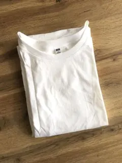 UNIQLO ユニクロ Tシャツロングワンピース ホワイト L