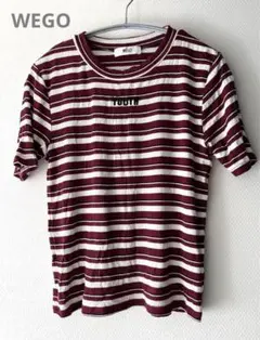 WEGO ボーダーカットソー　F