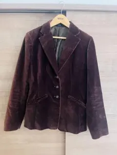 COMME CA ISM ダークブラウン ジャケット